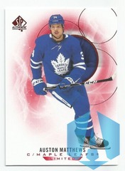 2020-21 SP Authentic AUSTON MATTHEWS Limited Red Parallel #58 MAPLE LEAFS
